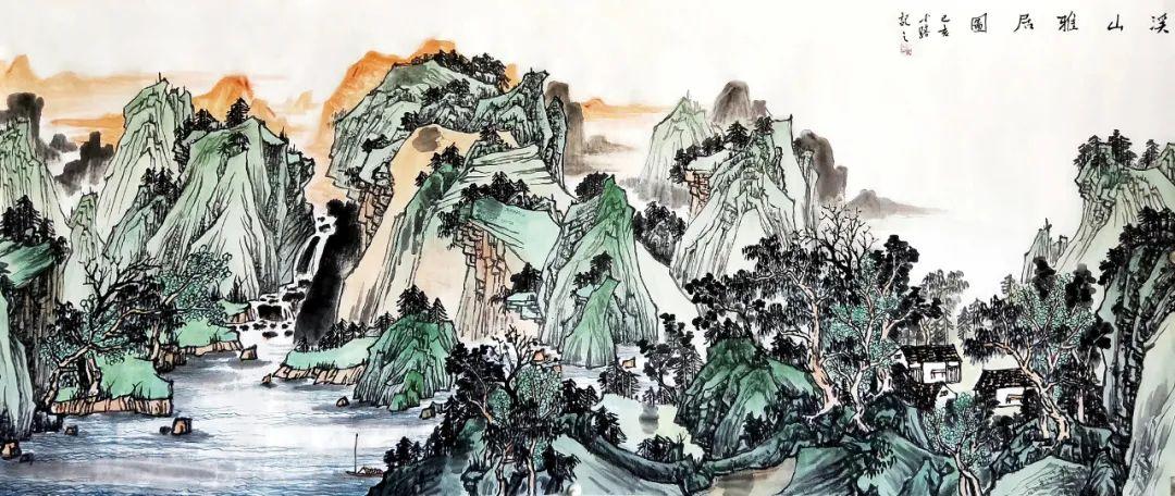 最新溪山行旅图，探索自然美景，心灵平和之旅