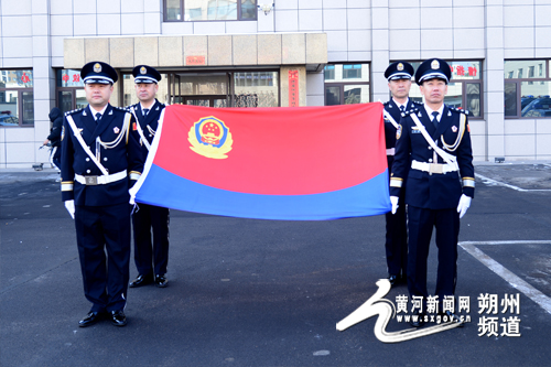 科技之光，最新公安旗引领安全与智能的未来守护力量